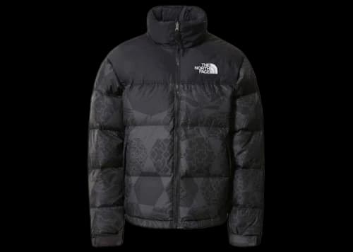 The North Face 1996 Retro Nuptse IC Geo Tonal Print Jacket Black