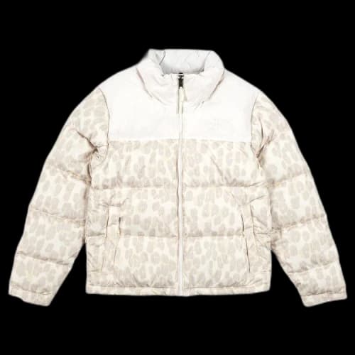 The North Face Print Nuptse Down Jacket 'Sand/Ivory'