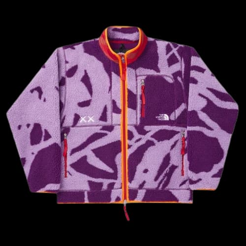 The North Face x KAWS Freeride Fleece Jacket 'Pamplona Purple'