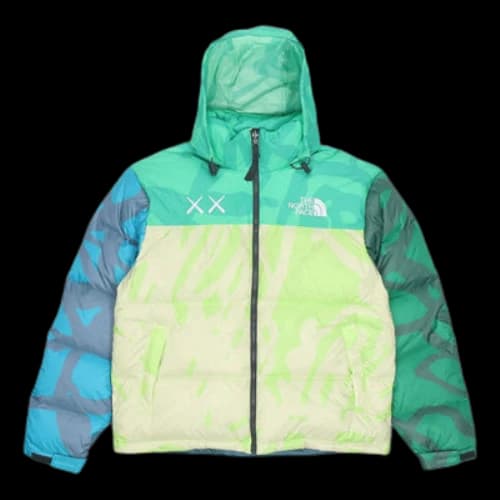 THE NORTH FACE X Kaws 1996 Nuptse 700 Jacket 'Green'