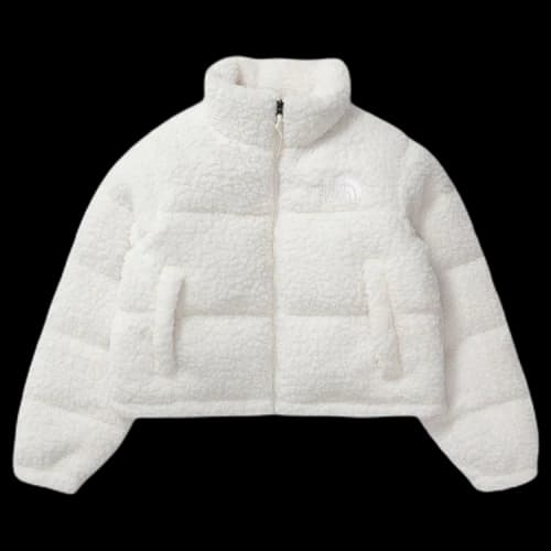 The North Face High Pile Nuptse Jacket 'White'