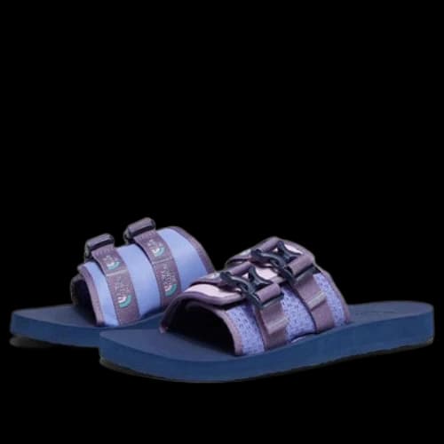 THE NORTH FACE x CLOT Trekking Base Camp Strap Slides 'Black Red'