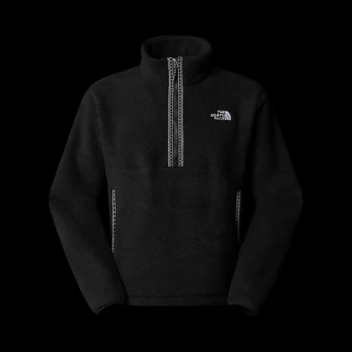 The North Face TNF Fleeski Quarter Zip Pullover 'TNF Black/TNF Black'