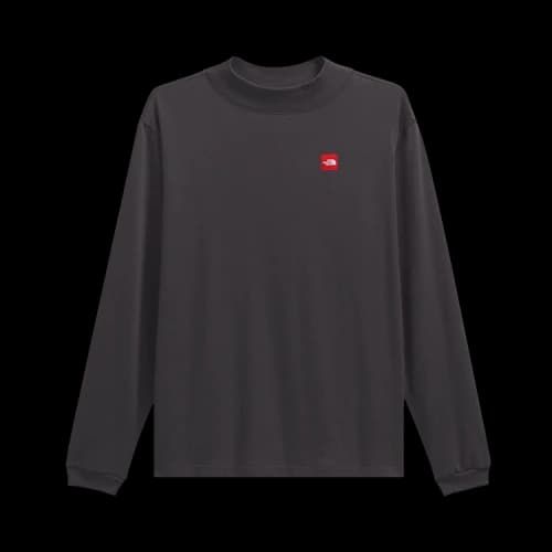 The North Face Red Box Long-Sleeve Tee 'Obsidian'