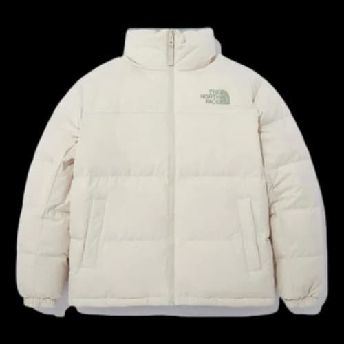 THE NORTH FACE Logo Winter Puffer Jacket 'Beige'