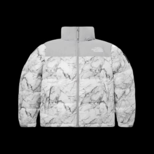 The North Face White Label Novelty Nuptse Down Jacket P Asia Sizing 'White Marble'