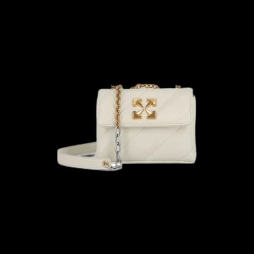Off-White Jackhammer 17 Quilted Shoulder Bag 'White'