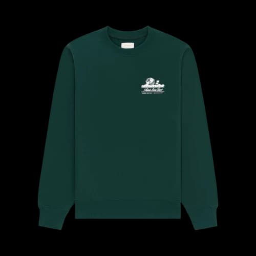 Aimé Leon Dore Unisphere Crewneck Sweatshirt 'Botanical Green'