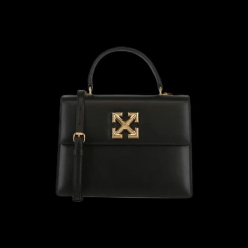 Off-White Jitney 2.8 Leather Shoulder Bag 'Black'
