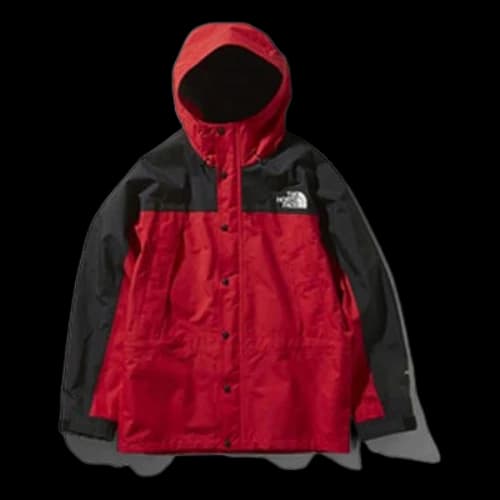 THE NORTH FACE Windproof Jacket Black Red