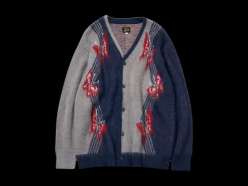 Needles x Freak's Store Mohair Papillon Cardigan Navy