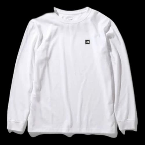 THE NORTH FACE L/S Small Box Logo Tee Unisex White