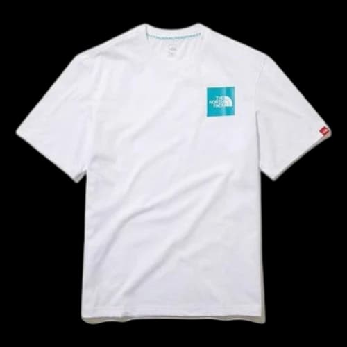 THE NORTH FACE Printing Small Logo Short Sleeve Couple Style White