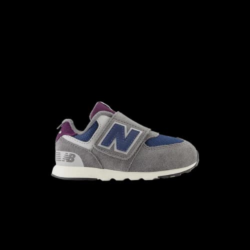 New Balance 574 New-B Hook & Loop Toddler Wide 'Castlerock Navy'