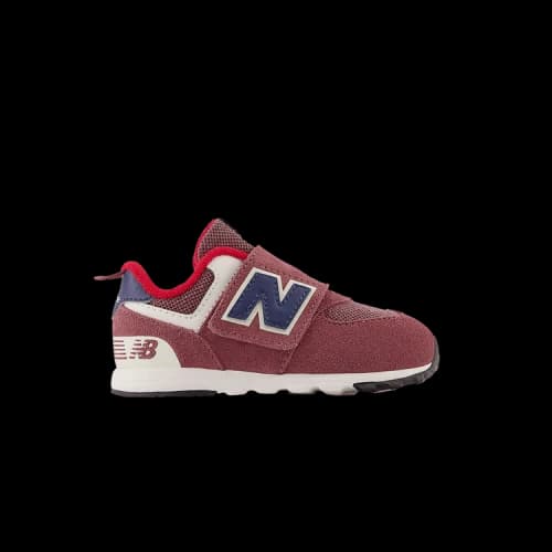 New Balance 574 New-B Hook & Loop Toddler Wide 'Washed Burgundy Navy'
