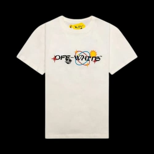Off-White Off Planets Short-Sleeve Tee 'Off White'