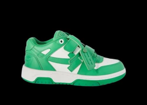 OFF-WHITE Out Of Office Straps White Green (Kids)