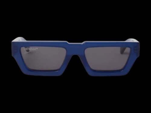 OFF-WHITE Manchester Sunglasses Blue (OERI002C99PLA0024607)