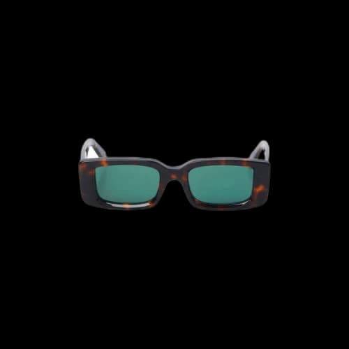 OFF-WHITE Arthur Tortoiseshell-Design Square Frame Sunglasses Havana Brown