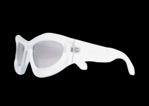 OFF-WHITE Katoka Square Sunglasses Transparent (OERI075S23PLA0010072)