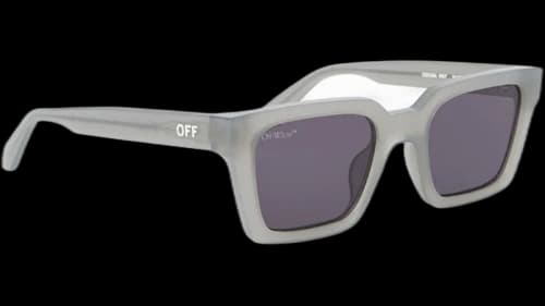 OFF-WHITE Palermo Square Sunglasses Medium Grey/Grey (OERI086F23PLA0010907)