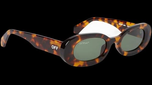 OFF-WHITE Amalfi Oval Sunglasses Havana Brown/Grey (OERI087F23PLA0016055)