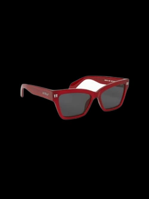OFF-WHITE Cincinnati Sunglasses Burgundy/Dark Grey (OERI110S24PLA0012807-FR)