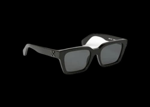 OFF-WHITE Branson Square Sunglasses Black/Dark Grey (OERI111S24PLA0011007-FR)
