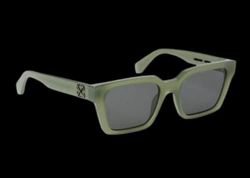 OFF-WHITE Branson Sunglasses Olive/Dark Grey (OERI111S24PLA0015707-FR)