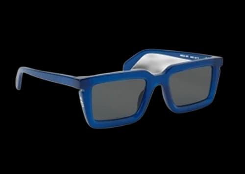 OFF-WHITE Tucson Square Sunglasses Blue/Dark Grey (OERI113S24PLA0014507-FR)