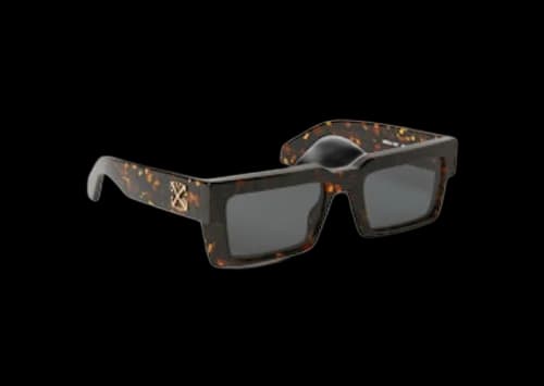OFF-WHITE Moberly Square Sunglasses Moberly Havana/Dark Grey (OERI114S24PLA0016007-FR)