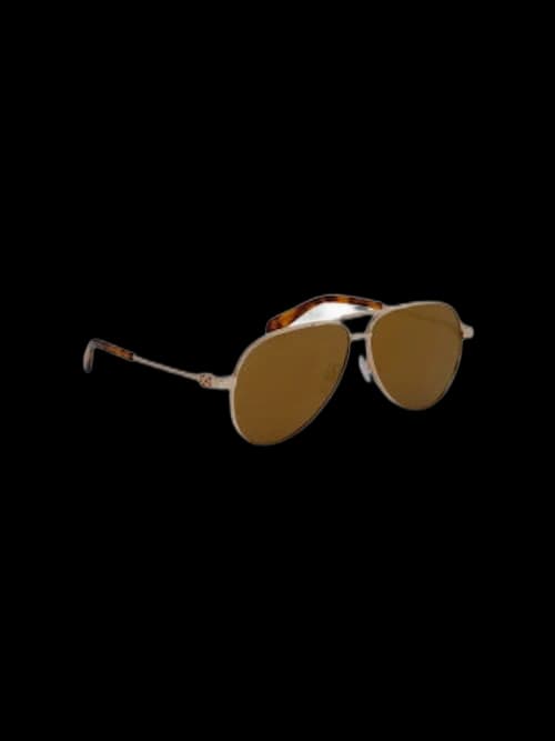 OFF-WHITE Ruston L Sunglasses Gold/Brown/Brown (OERI122S24MET0017676-FR)