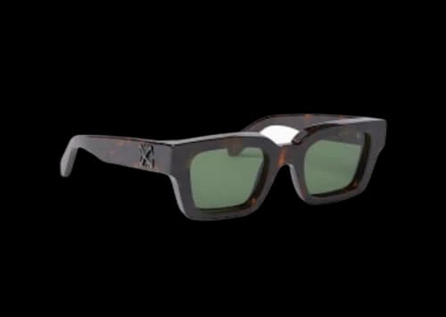OFF-WHITE Virgil Square Sunglasses Havana/Green (OERI126S24PLA0016055-FR)