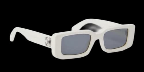 OFF-WHITE Arthur Sunglasses White/Dark Grey (OERI127S24PLA0010107-FR)