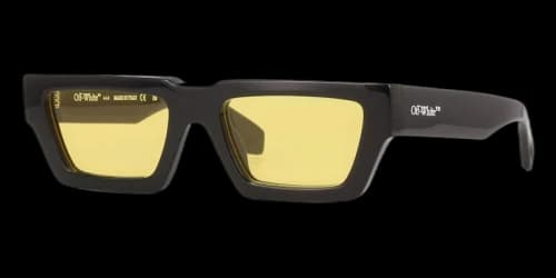 OFF-WHITE Manchester Sunglasses Black/Yellow (OERI129S24PLA0011018)