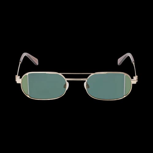 Off-White Lynn Square Sunglasses 'Gold'