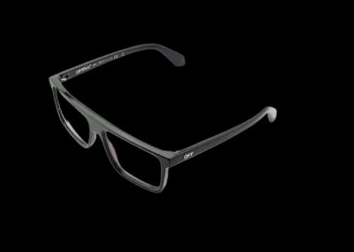 OFF-WHITE Style 36 Eyeglasses Black (OERJ036F23PLA0011000)
