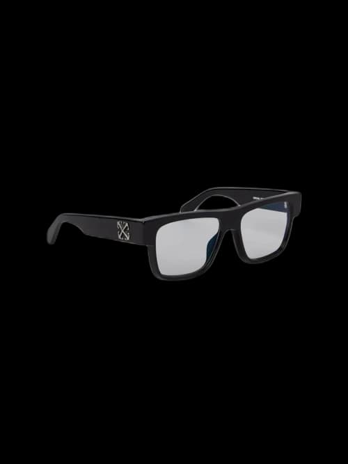 OFF-WHITE Style 60 Eyeglasses Black/Clear Lens (OERJ060S24PLA0011000-FR)