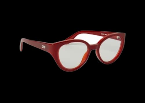 OFF-WHITE Style 62 Eyeglasses Burgundy (OERJ062S24PLA0012800)
