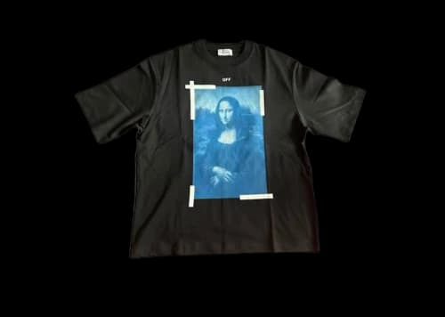 OFF-WHITE Mona Lisa Oversized T-shirt Black