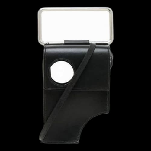 Off-White Leather 21 Long Single-Shoulder Bag Black