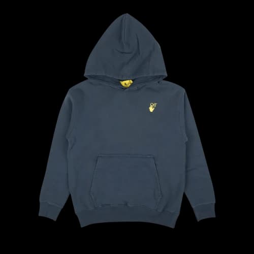 Off-White Marker Kid's Hoodie 'Blue'