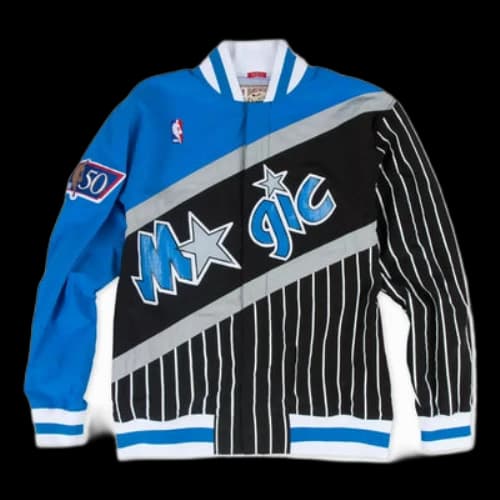 Mitchell & Ness Hardwood Classics 75th Anniversary Authentic Warmup Full-Snap Jacket 'Orlando Magic'