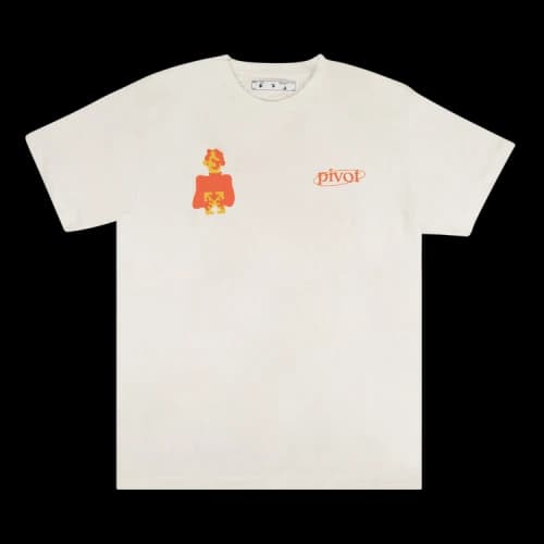 Off-White Logo Printing Short Sleeve White