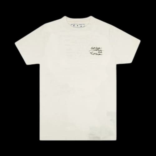 Off-White Short-Sleeve Letter T-Shirt 'White'