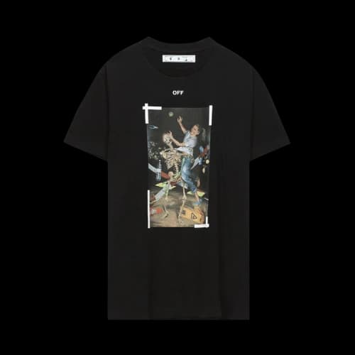 Off-White Pascal Print Slim Tee 'Black/White'