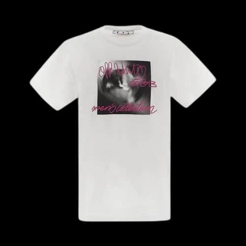 OFF-WHITE Tornado Type Slim Fit T-Shirt White
