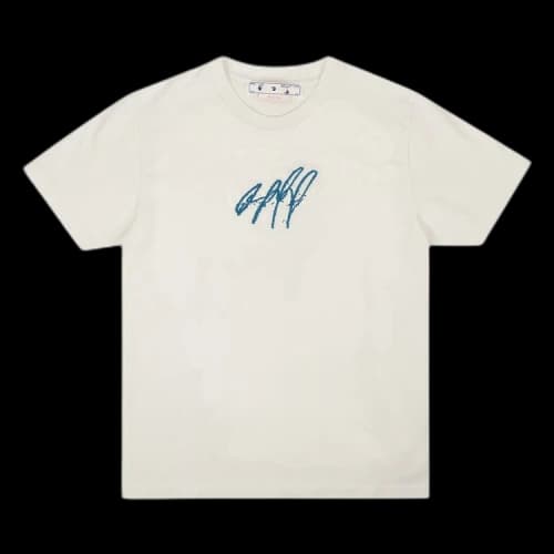 Off-White Bounce Cross Off Slim Short-Sleeve Tee 'White Light'