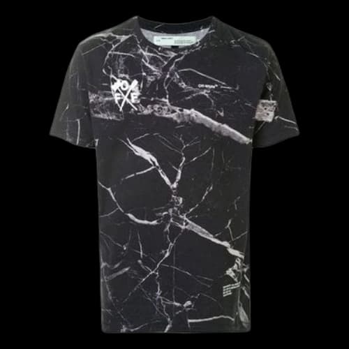 Off-White Arrows Large Printing Short Sleeve Ordinary Version Black