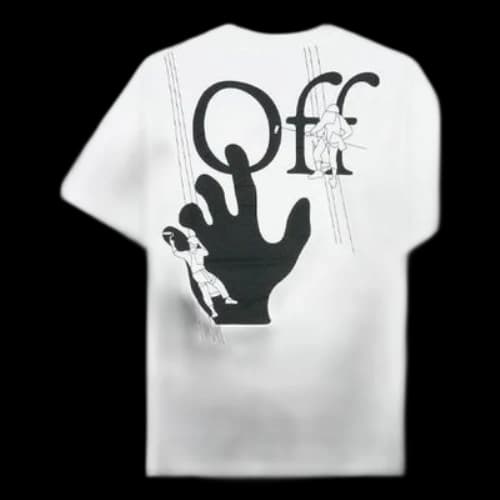 Off-White Back Large Printing White